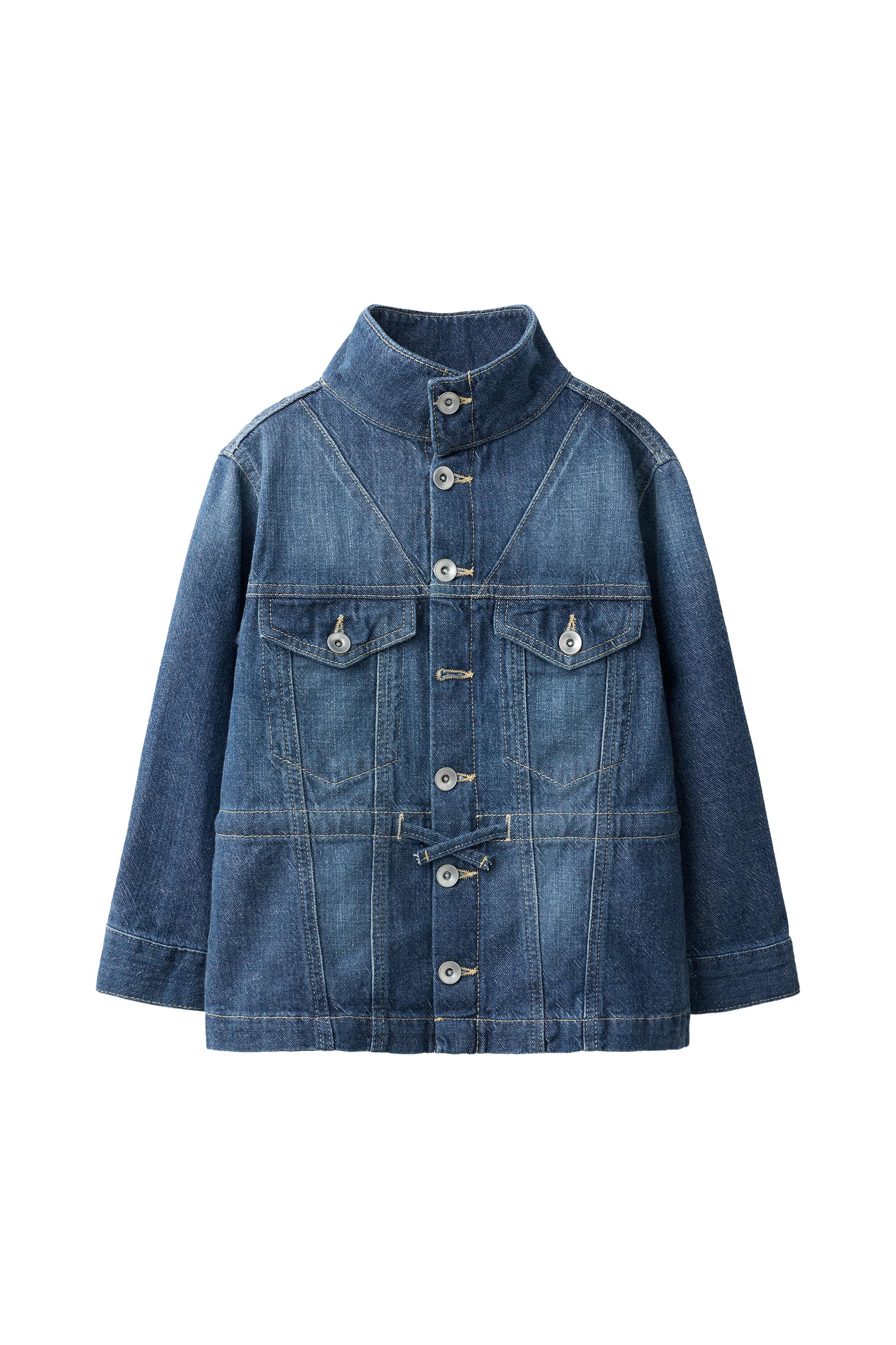 CAZADORA DENIM CORDONES