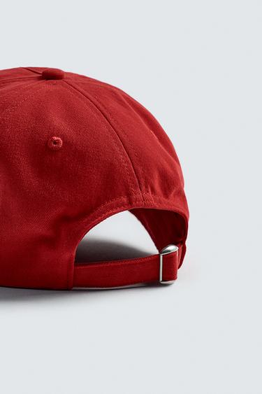 CONTRAST PATCH CAP - Red by Zara - Image 6