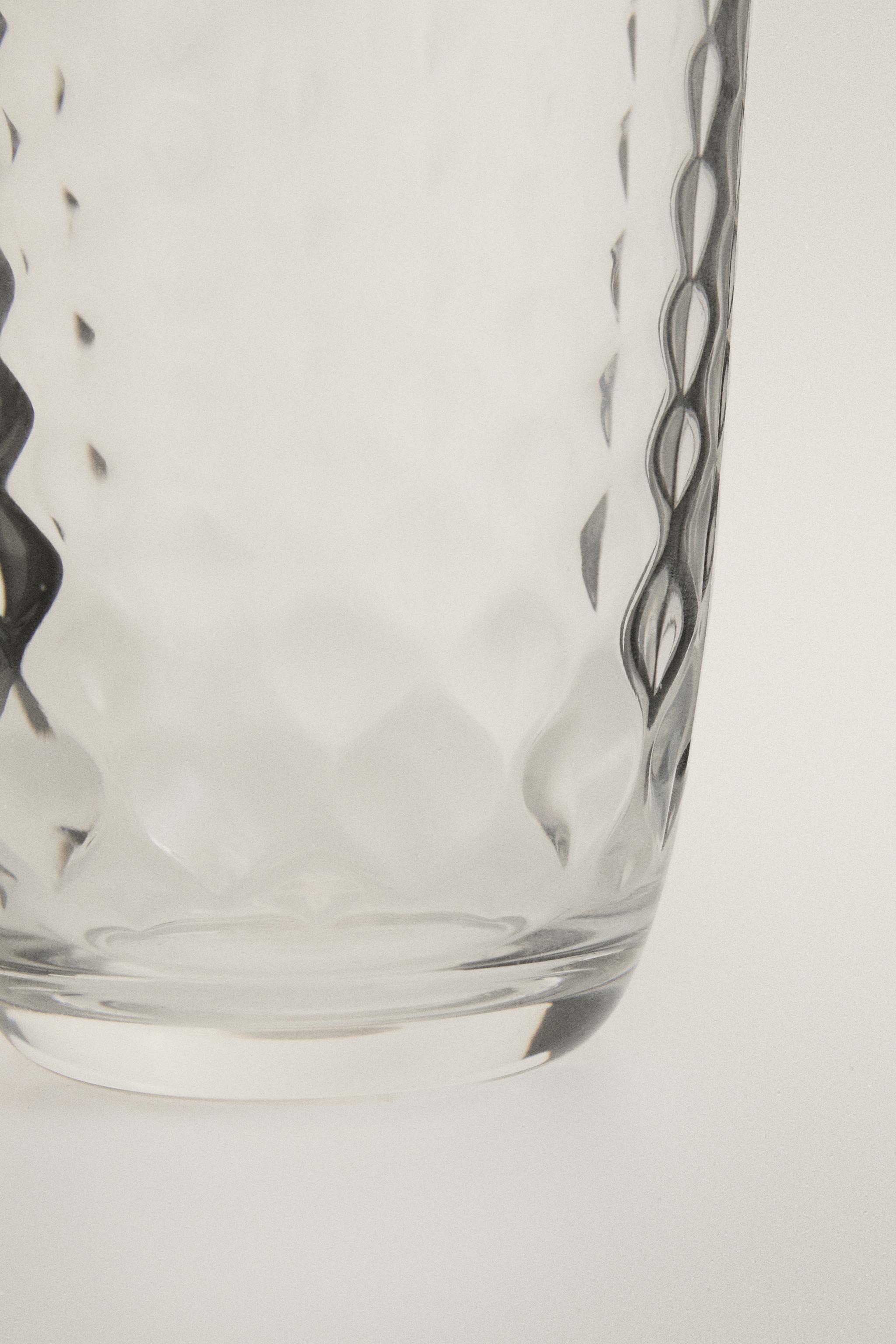 VERRE MOTIF RELIEF