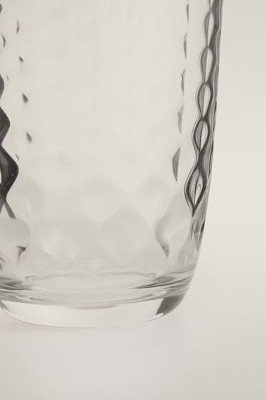 VERRE MOTIF RELIEF - Transparent de Zara - Image 3