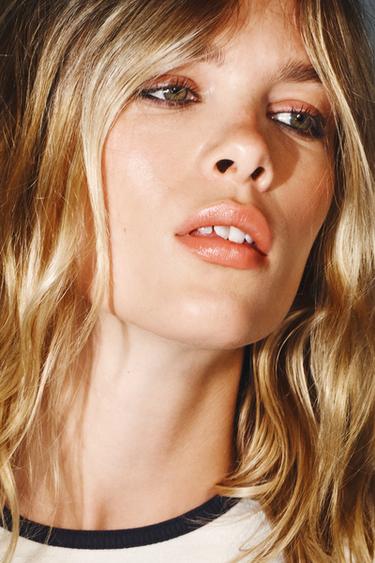 تيشرت ببييهات متباينة - أبيض مكسور الخاص بـ Zara