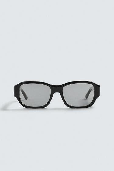 Zara RECTANGULAR SUNGLASSES - Black