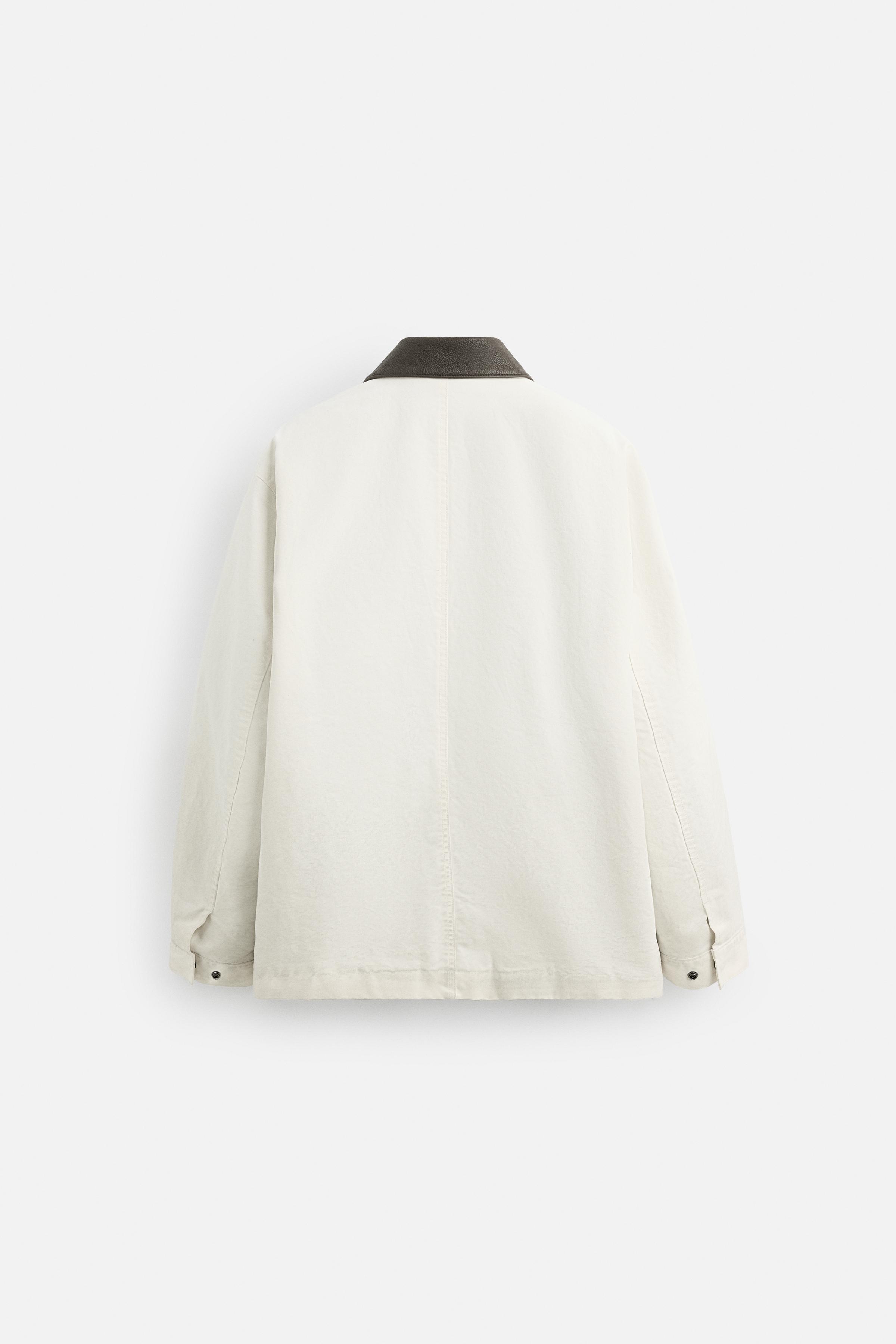 ウォッシュドコンビネーションジャケット - アースカラー | ZARA