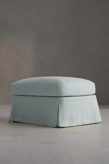 FOOTSTOOL 01 — Mid-blue 2