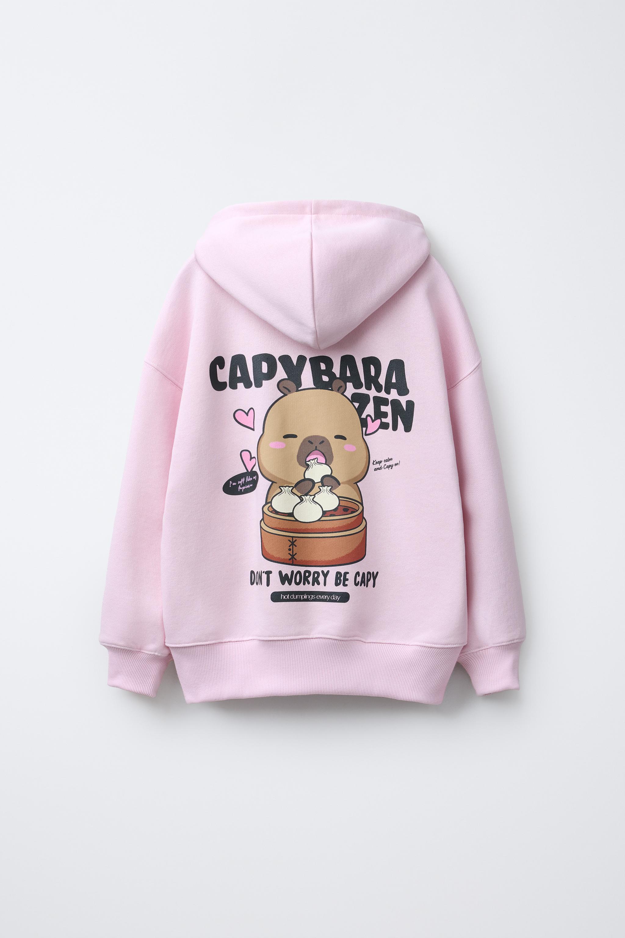 CAPYBARA CAPYFUN © HOODIE - Pink | ZARA United States