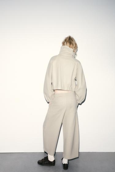 SOFT SWEATSHIRT - Grey green by Zara - Image 5