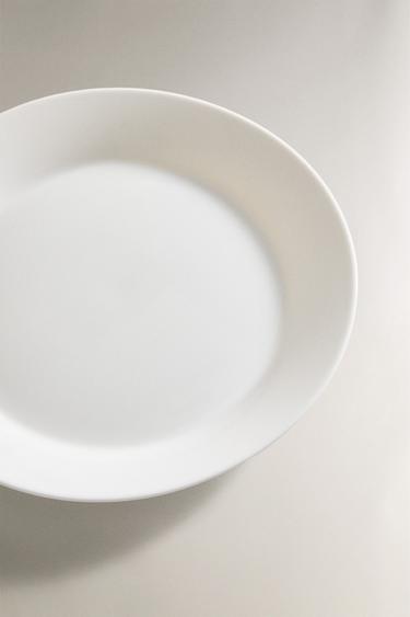 ASSIETTE PLATE VERRE BLANC - Blanc de Zara - Image 2