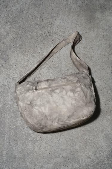 WORN EFFECT NYLON BAG - Grey by Zara