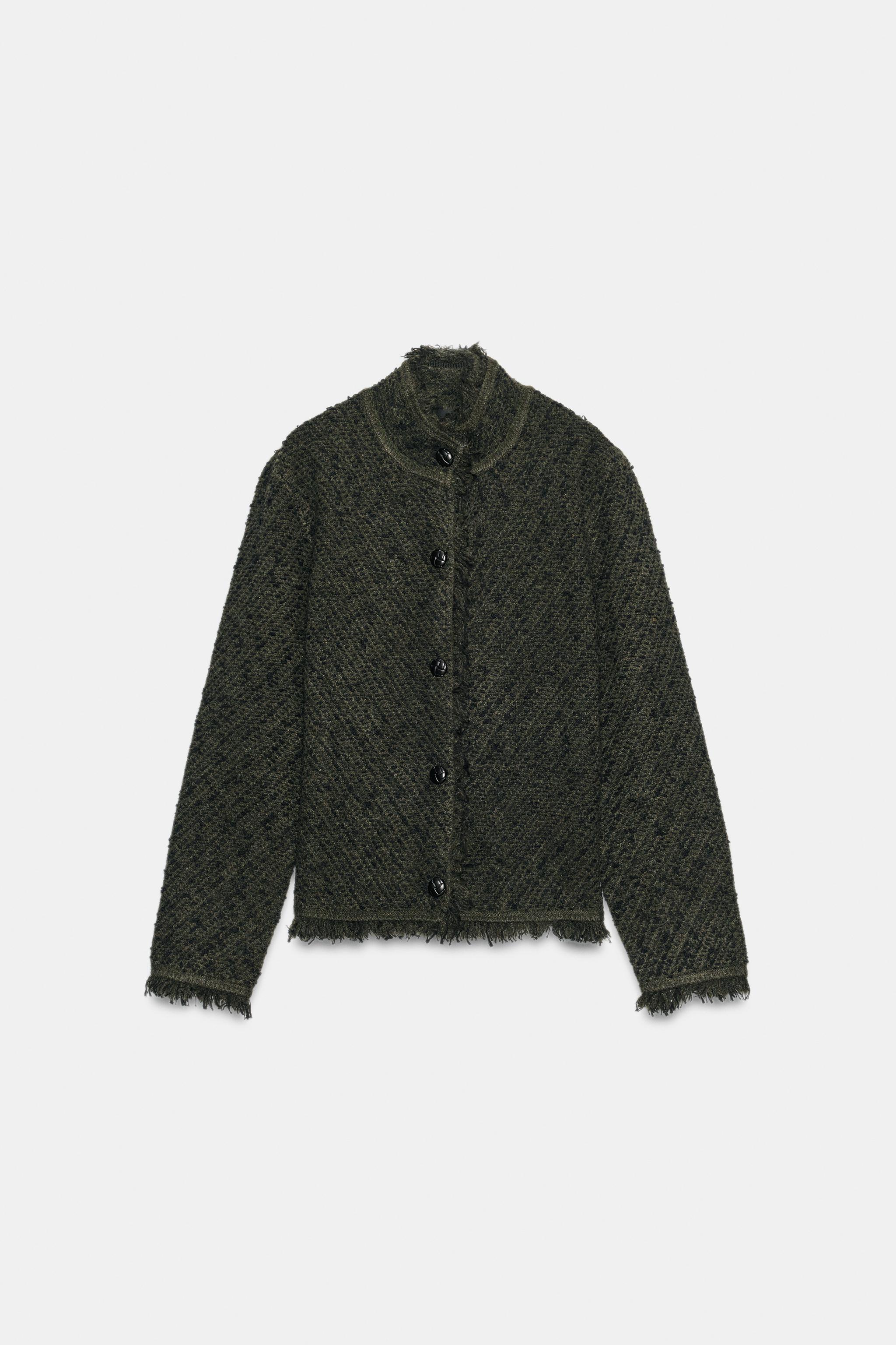 GILET EN MAILLE STRUCTURE EFFRANGÉ