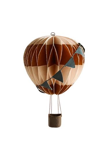 COLOURED PAPER WALL BALLOON (16 CM) - Multicoloured by Zara
