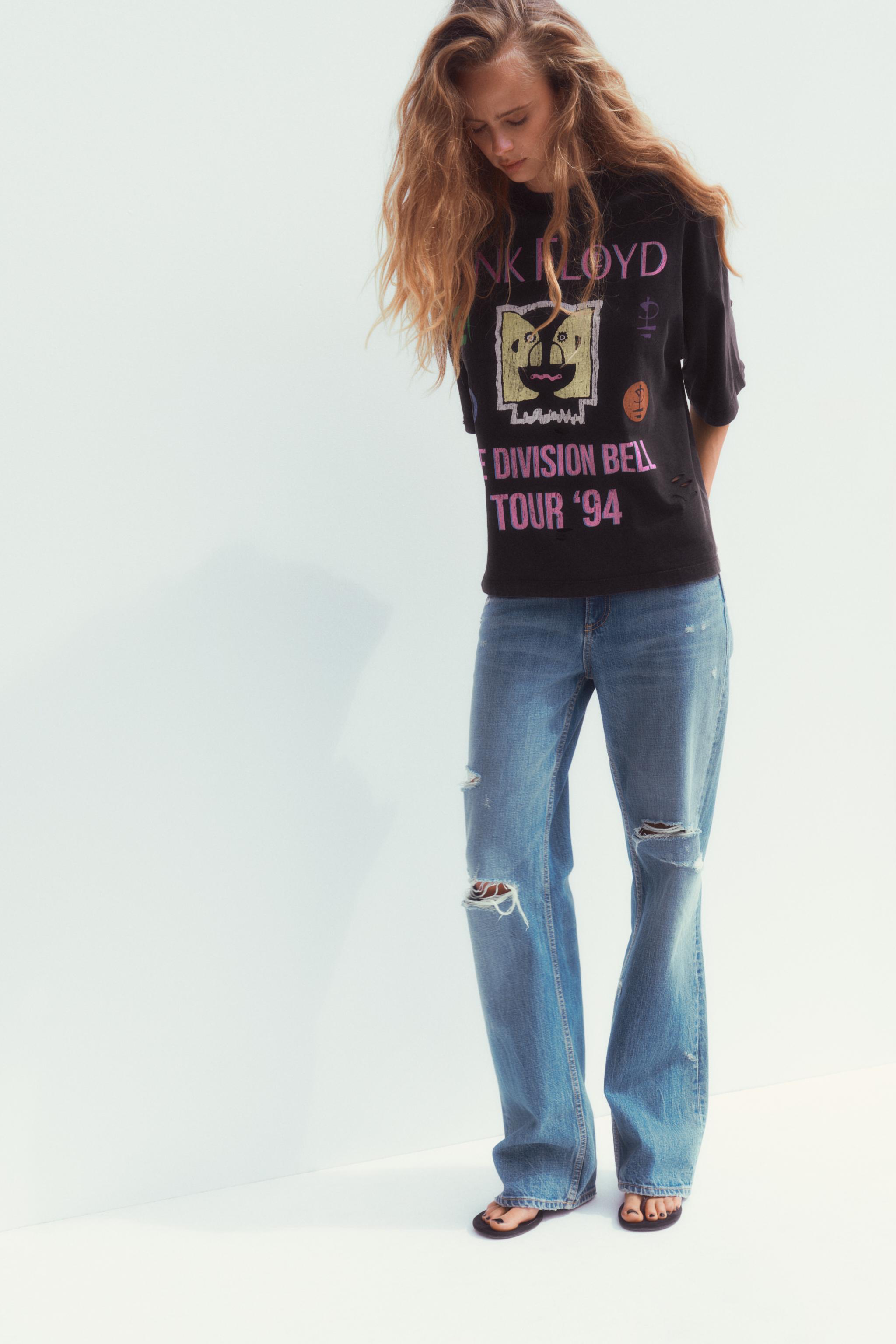 PINK FLOYD WASHED EFFECT T-SHIRT - Anthracite grey | ZARA Mexico