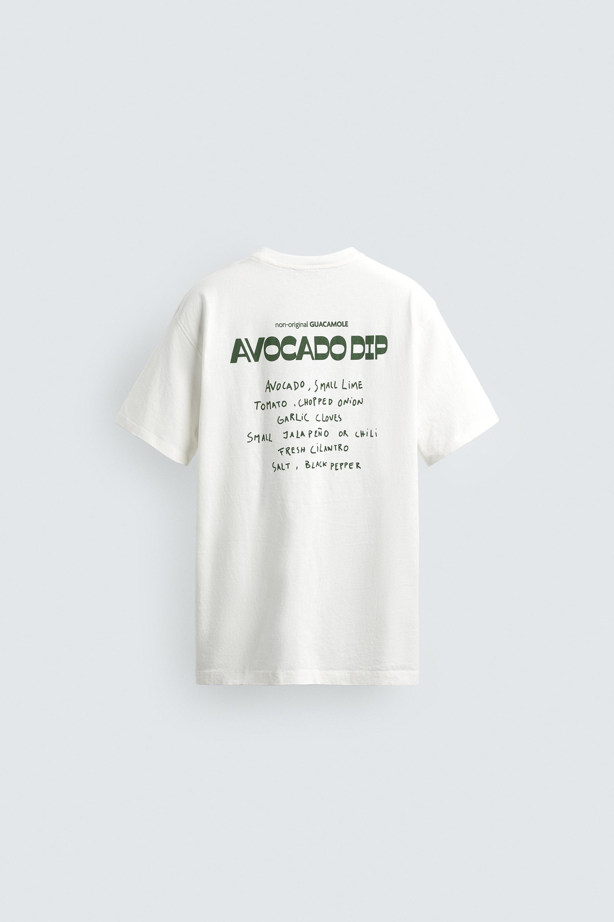 AVOCADO EMBROIDERED T-SHIRT