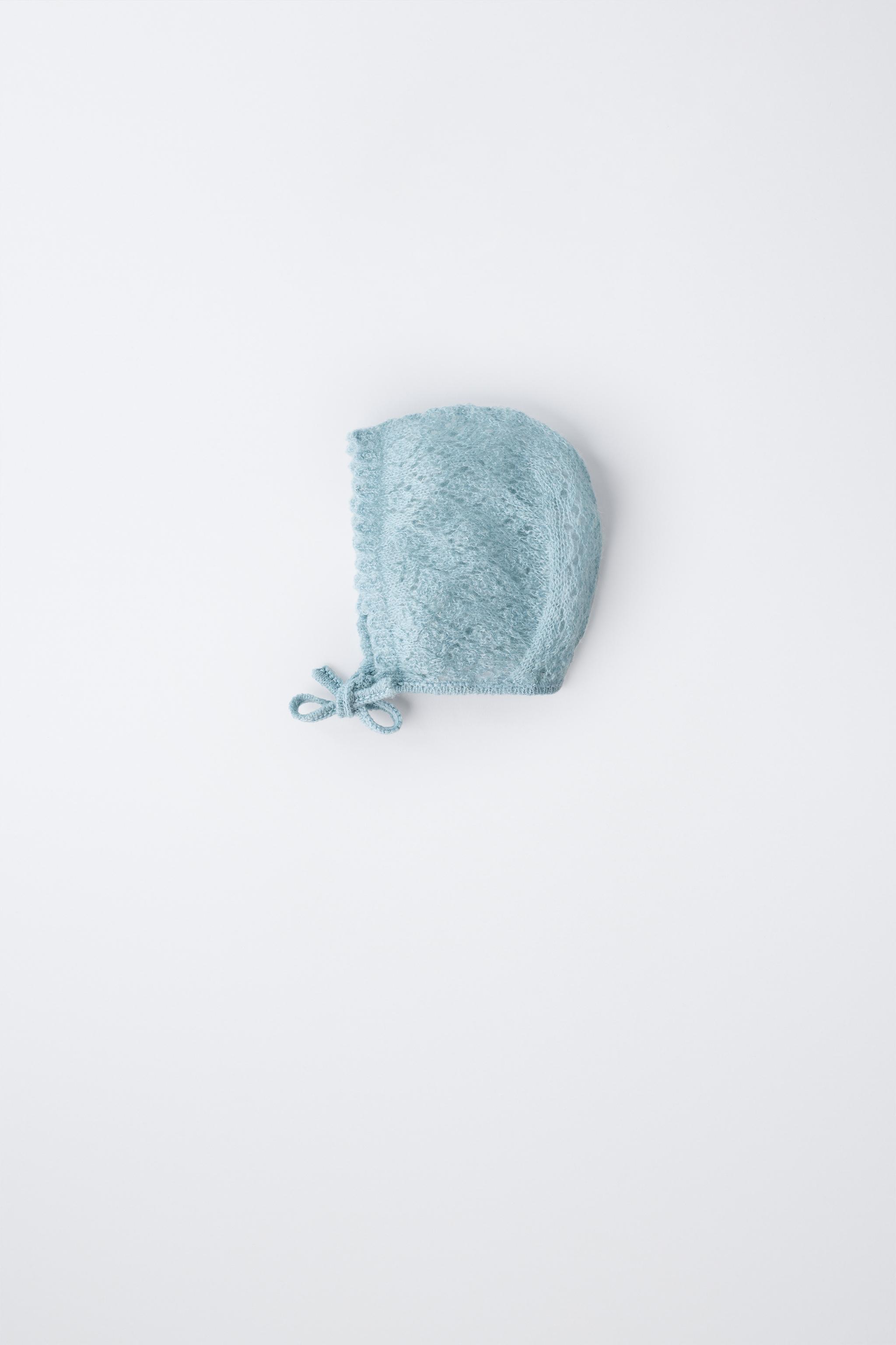 OPENWORK KNIT BONNET