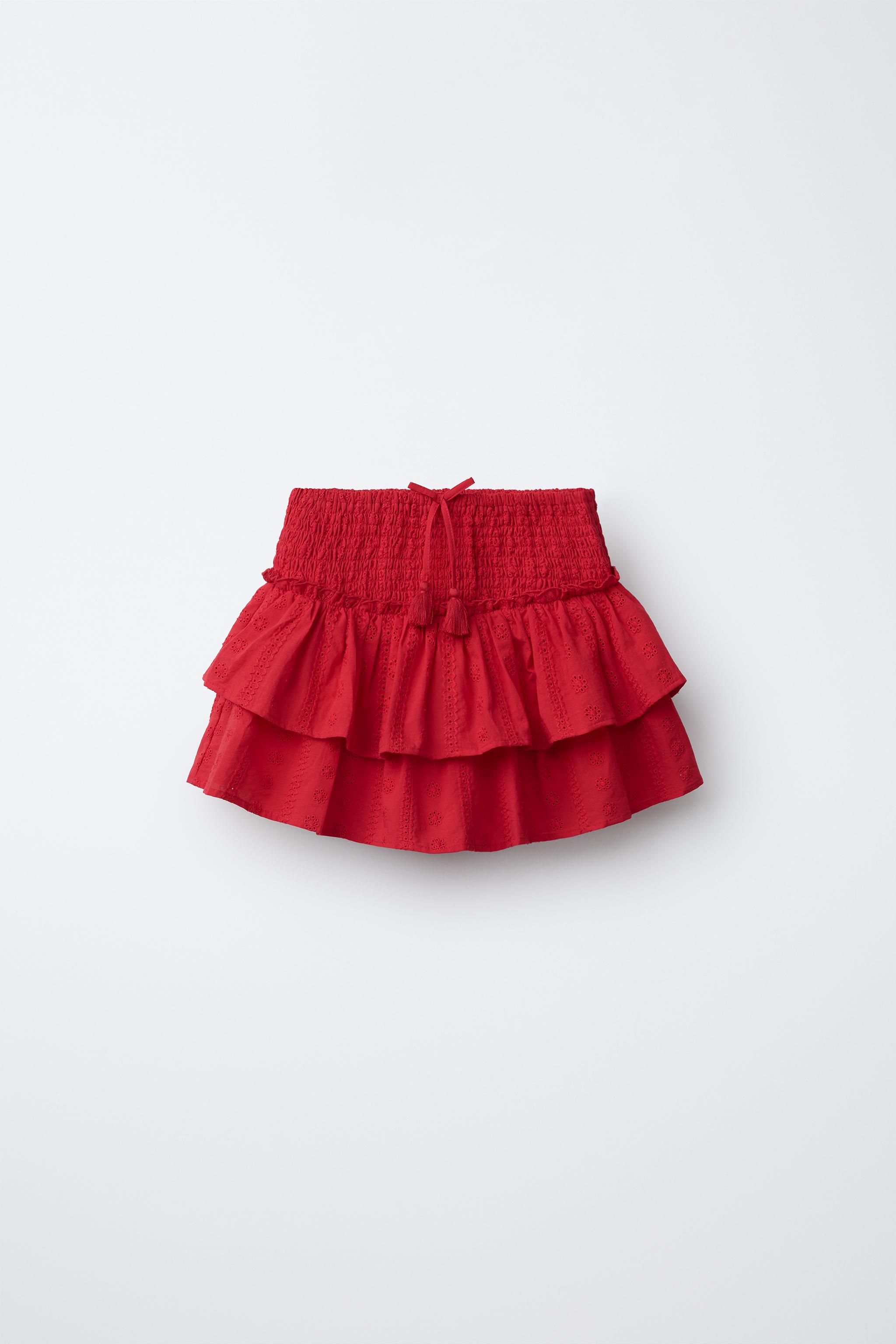 RUFFLED SCHIFFLY SKORT
