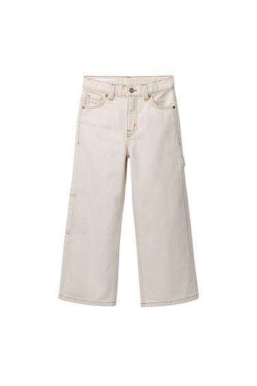 ΠΑΝΤΕΛΟΝΙ CARPENTER ΕΚΡΟΥ ΜΕ ΓΑΖΙΑ - Εκρού του Zara