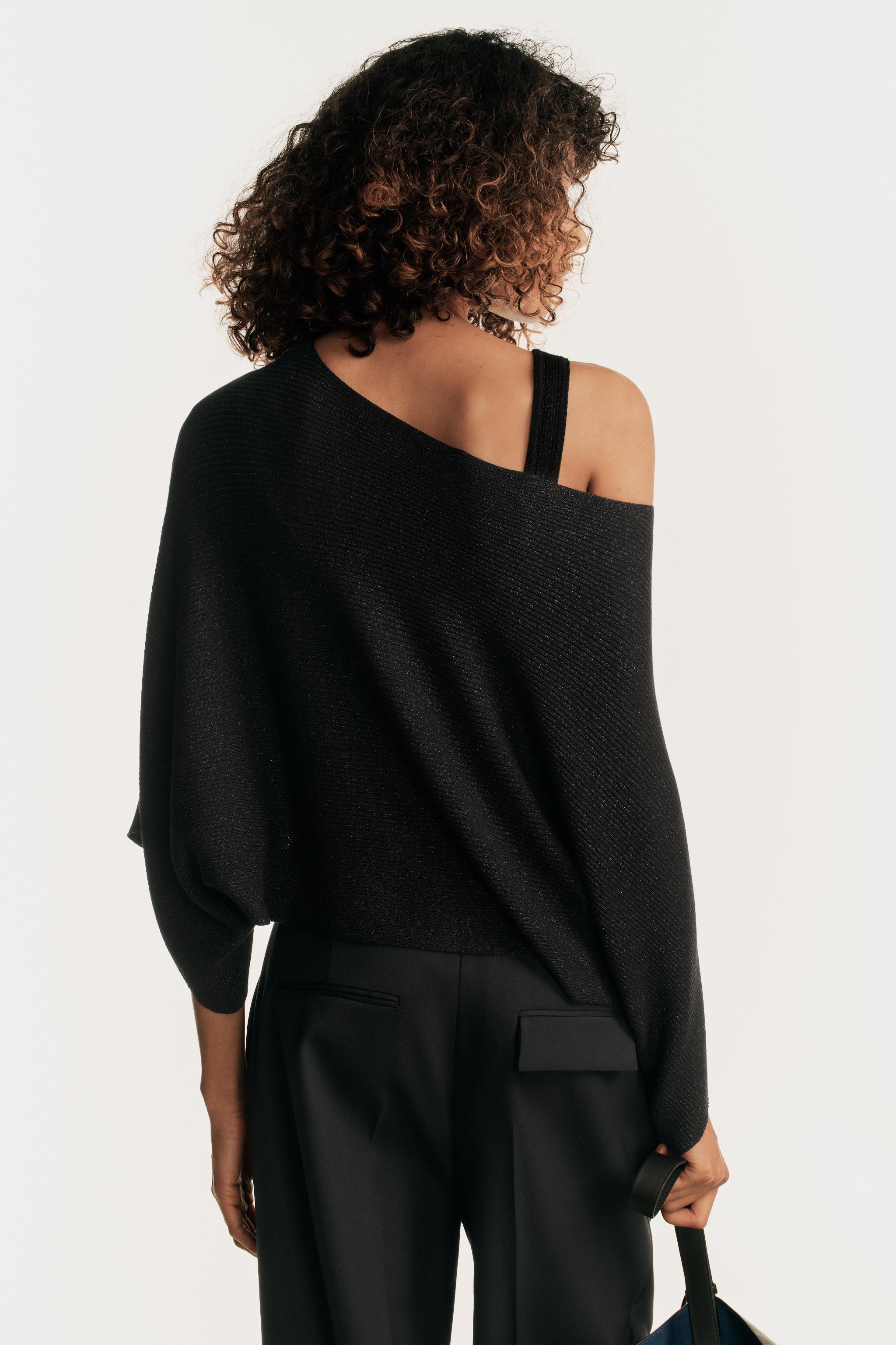 Женские свитеры Zara CROPPED CAPE JUMPER — фото 5
