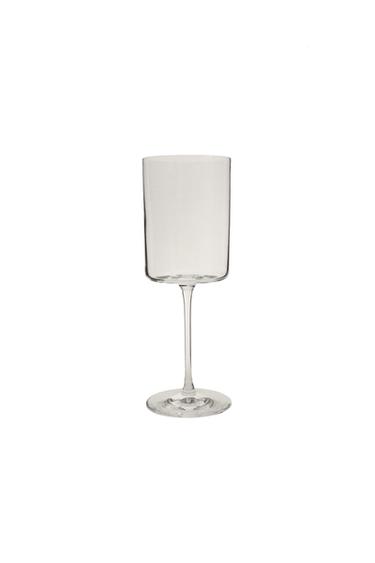 STRAIGHT CRYSTALLINE WINE GLASS - Transparent by Zara