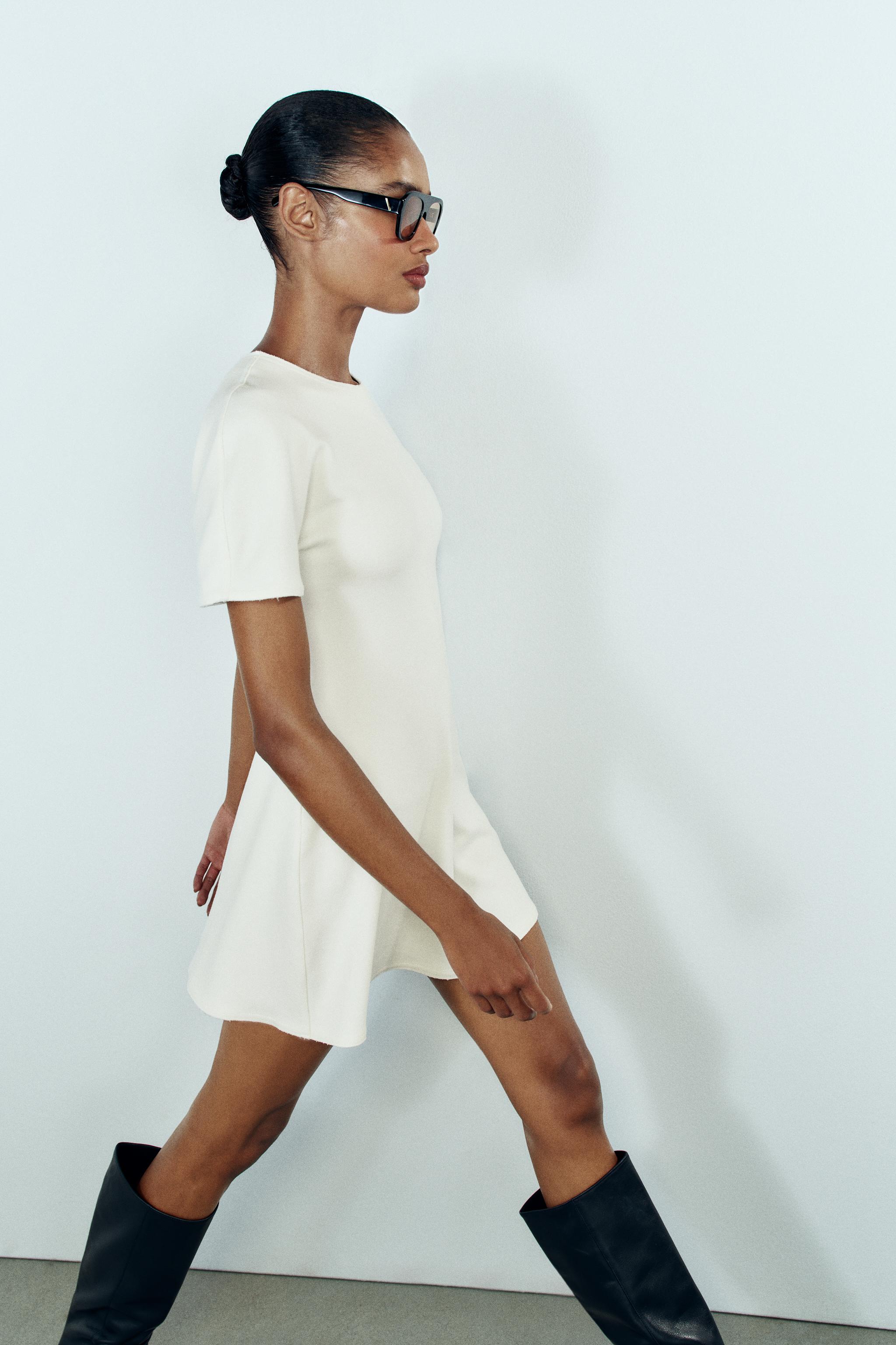Zara Soft Hacimli Mini Elbise görsel 3