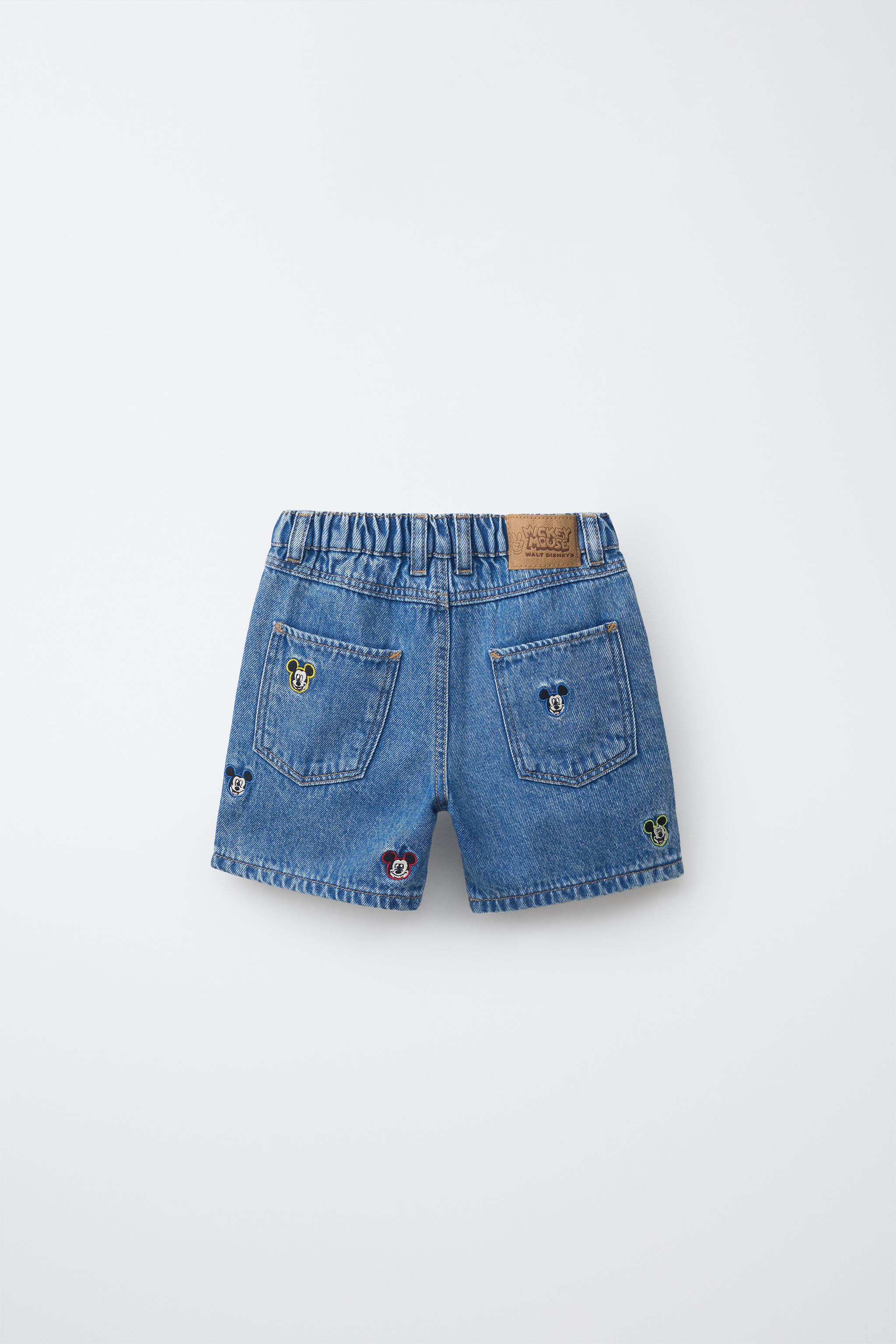 Детские шорты Zara MICKEY MOUSE © DISNEY DENIM SHORTS — фото 3