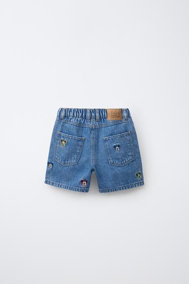 BERMUDA EN JEAN MICKEY MOUSE © DISNEY - Bleu moyen de Zara - Image 1