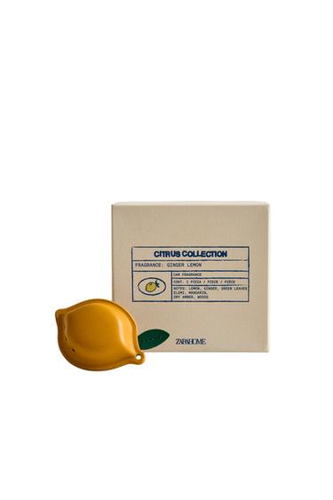 GINGER LEMON EN AUTOLUCHTVERFRISSER - Pastelgeel van Zara