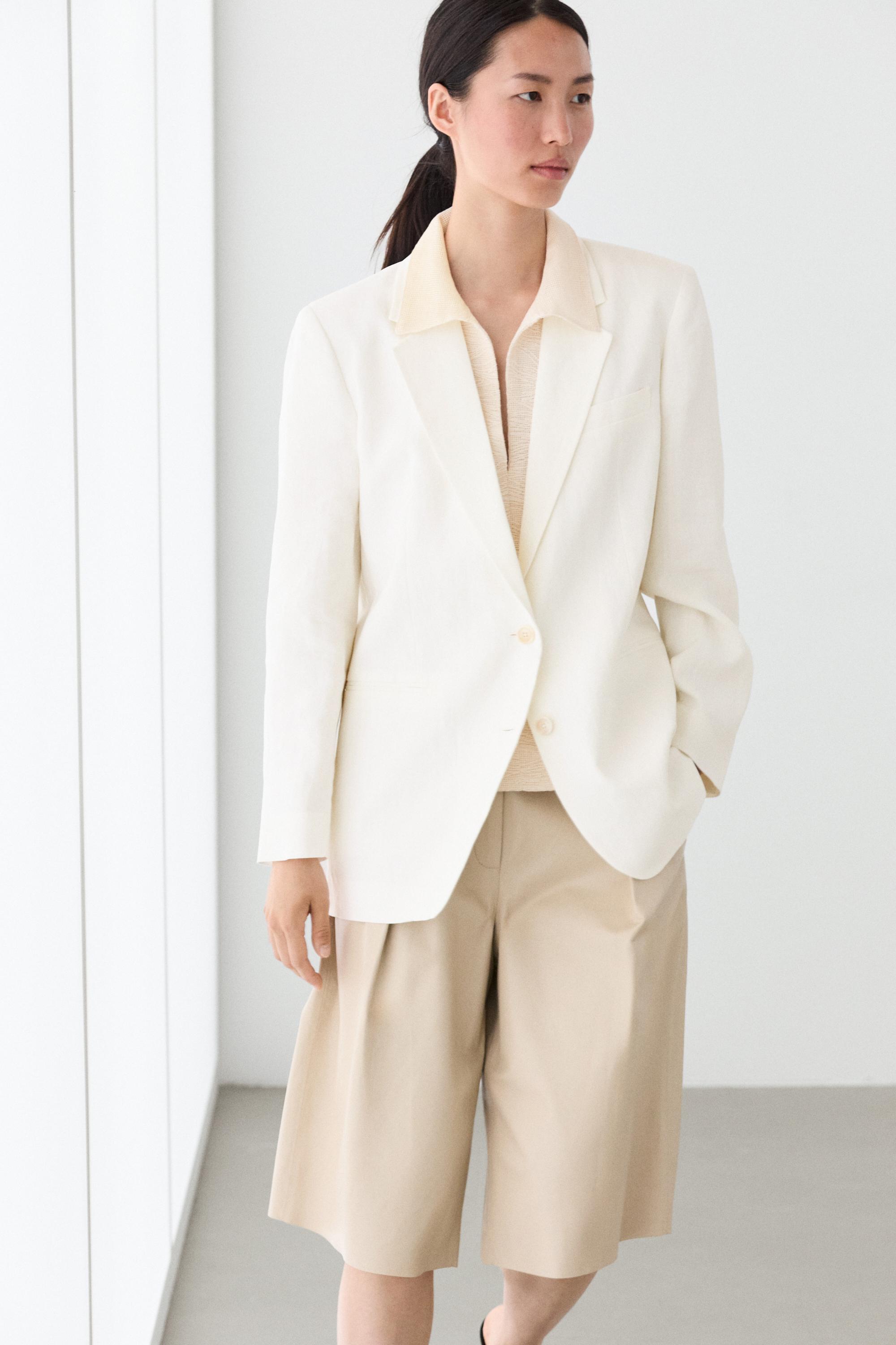 Veste oversize 100 % lin