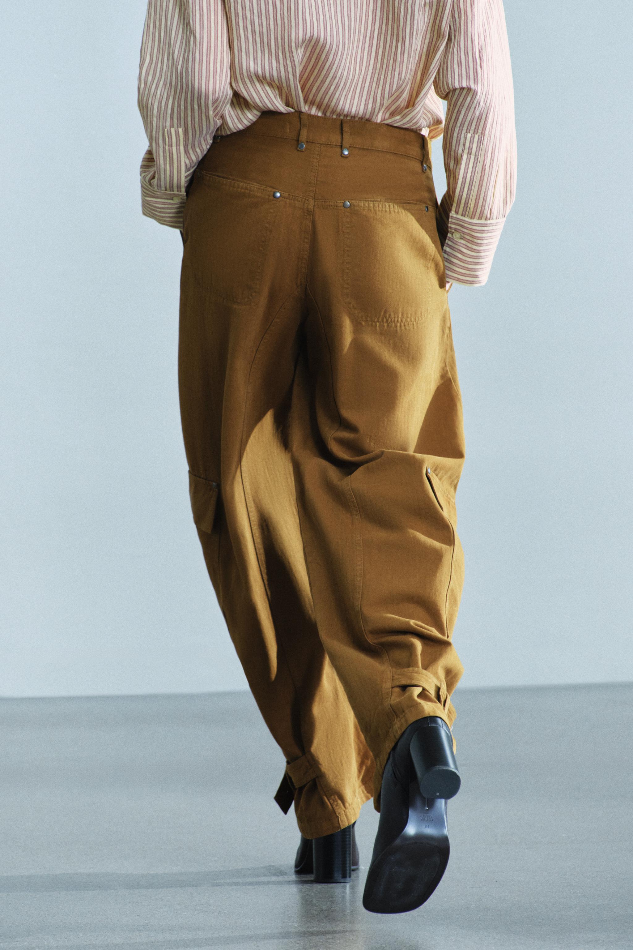 ZW COLLECTION BARREL CARGO PANTS