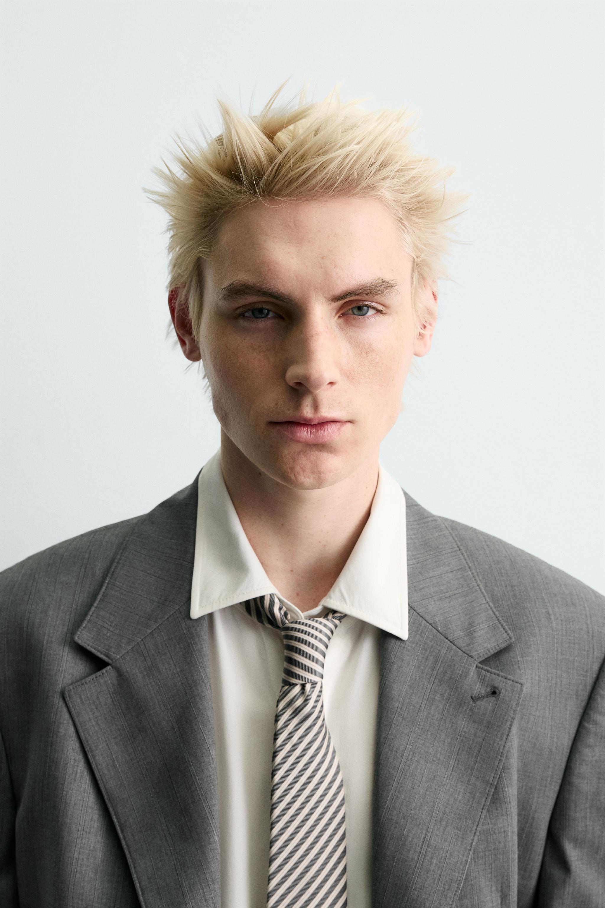 100% SILK STRIPED TIE