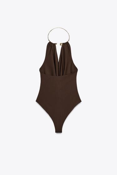 BODY COL BIJOUX - Marron de Zara - Image 6