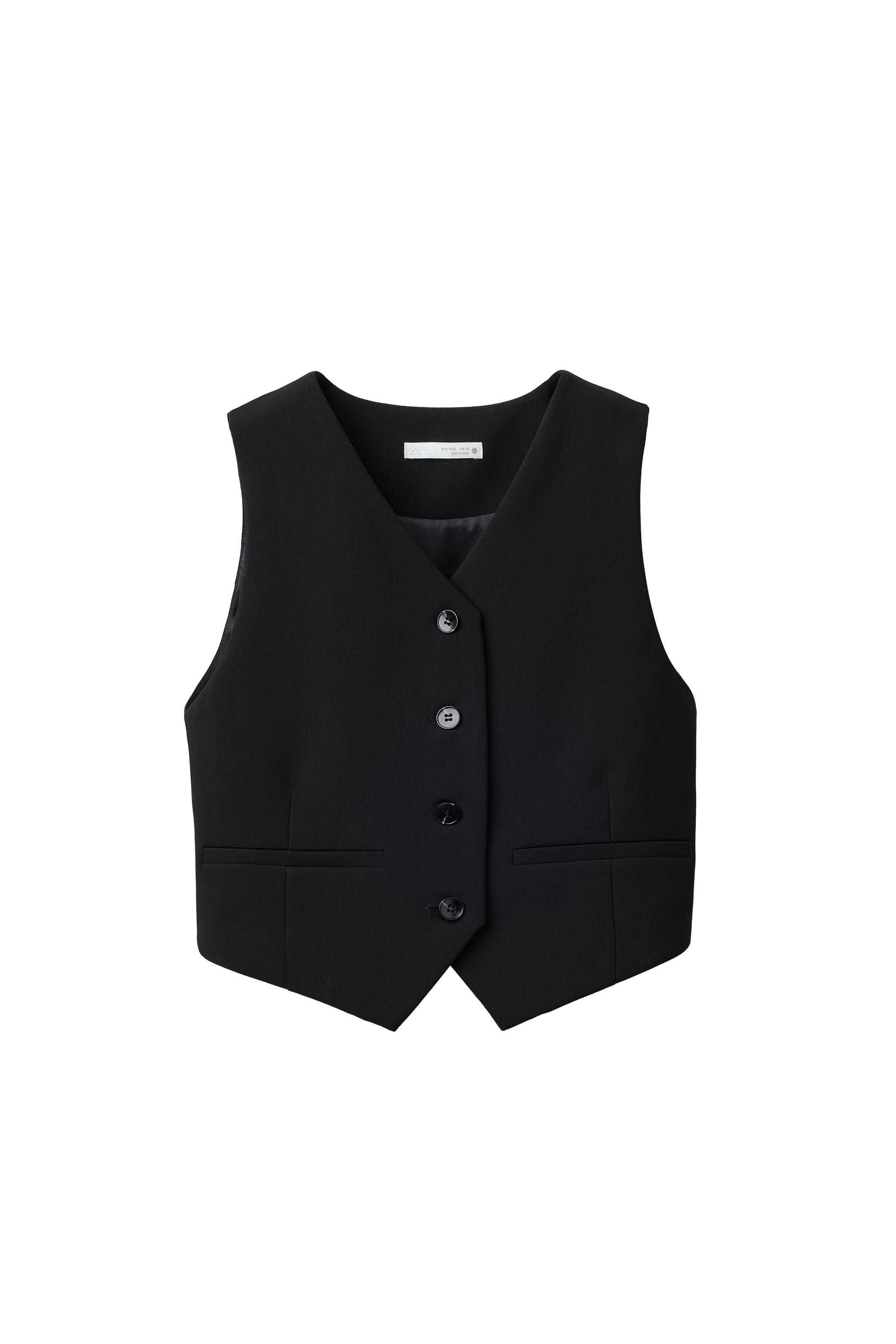 TAILORED FIT WAISTCOAT - Black | ZARA South Africa
