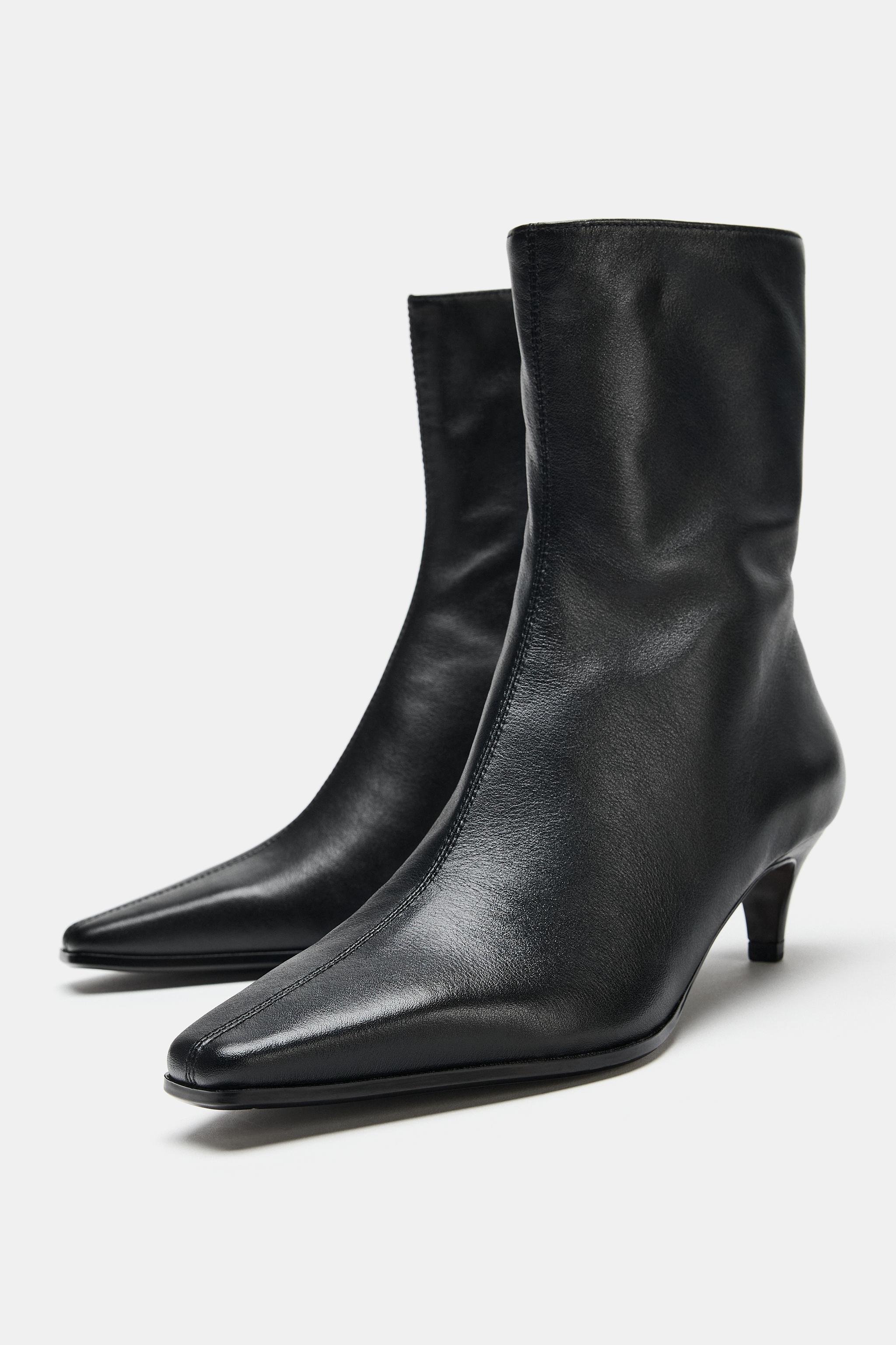 BOTTINES EN CUIR KITTEN