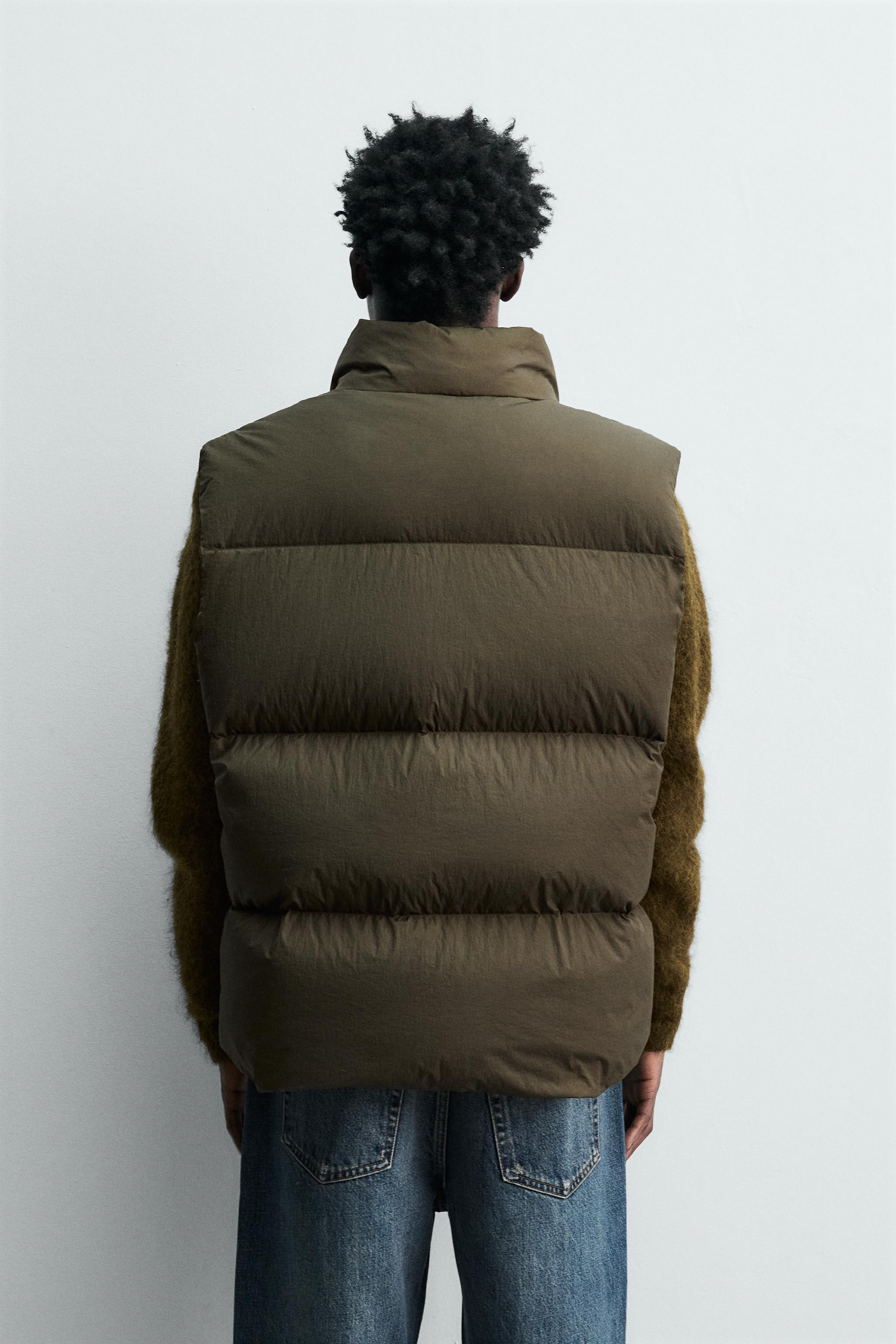 100% FEATHER PUFFER VEST