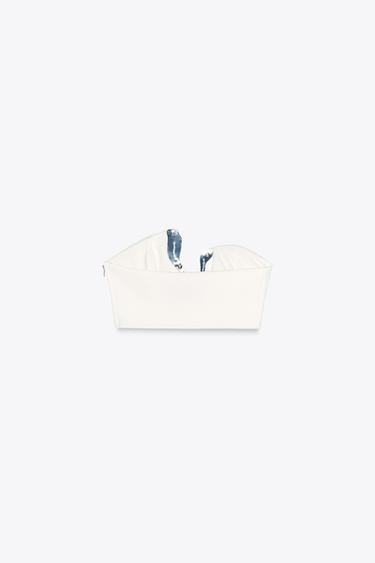 JEWEL CROP TOP - Oyster-white by Zara - Image 5