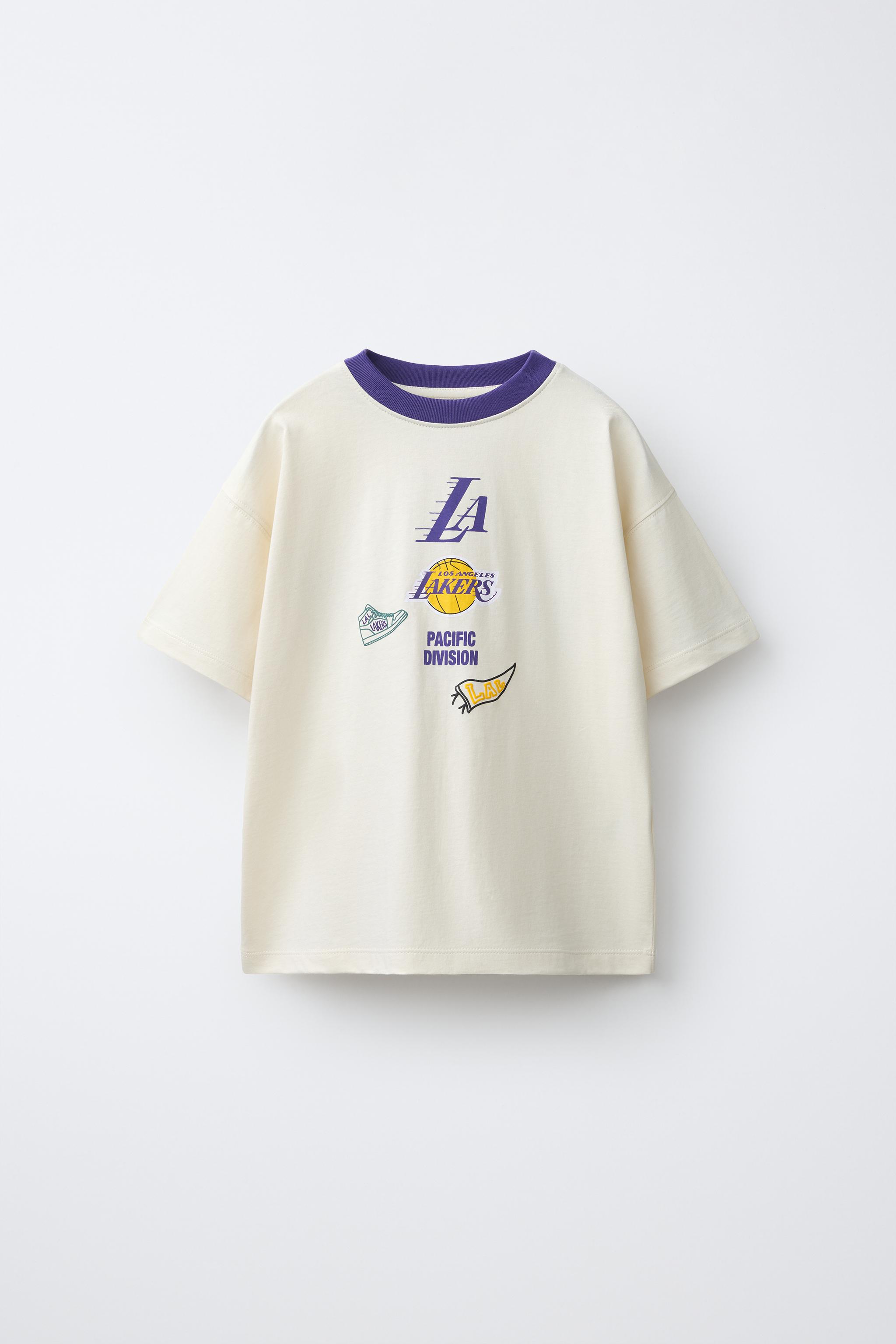 NBA LOS ANGELES LAKERS PRINTED T-SHIRT
