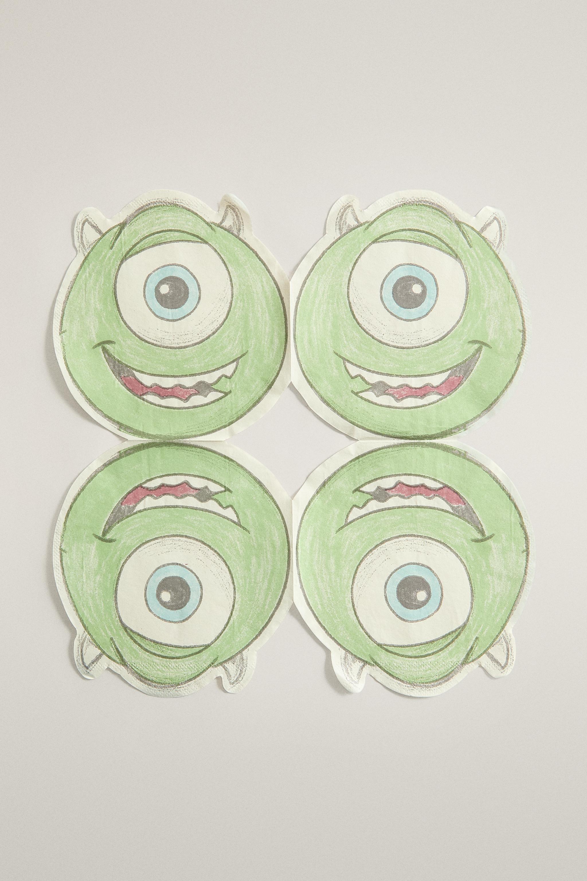 LOT DE SERVIETTES DE TABLE EN PAPIER ENFANT MONSTRES & CIE ©DISNEY/PIXAR