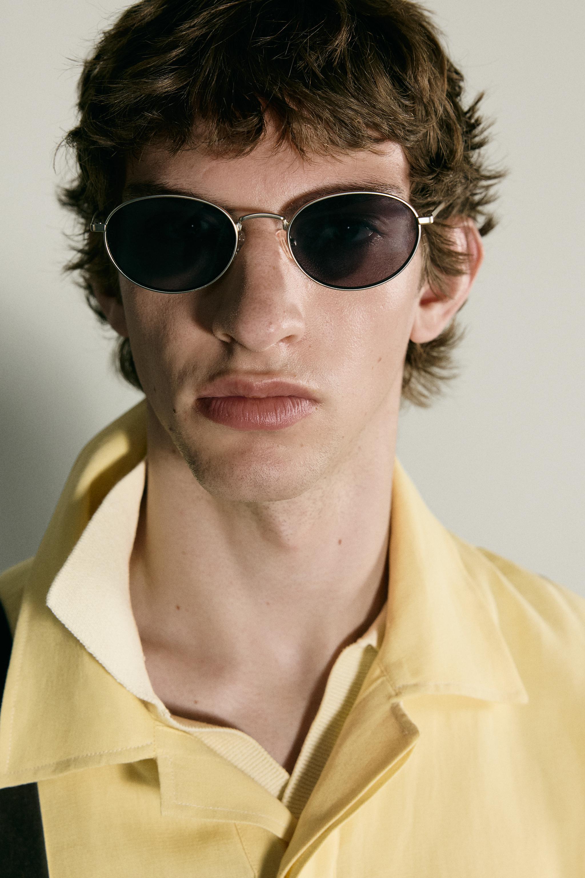 COTTON - LINEN POLO SHIRT