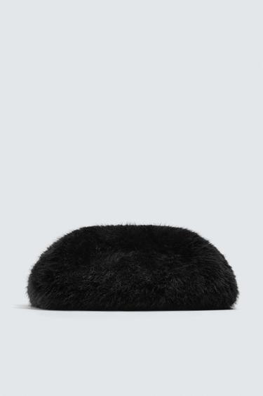TÚI PHONG BÌ GIẢ LÔNG HARRY LAMBERT FOR ZARA x DISNEY - Đen từ Zara