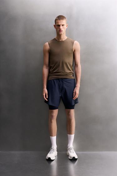 FIRST LAYER TANK TOP - Brown by Zara