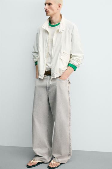 RELAXED STRAIGHT-LEG STRIPED TROUSERS - Stripes by Zara - Image 5