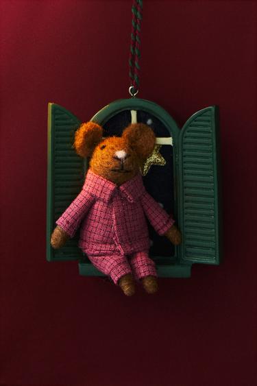 CHRISTMAS MOUSE WINDOW ORNAMENT — Multicoloured 1