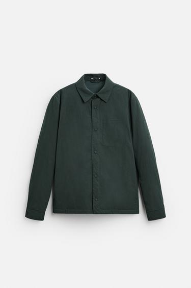 LIGHTWEIGHT TECHNICAL JACKET - Dark green by Zara