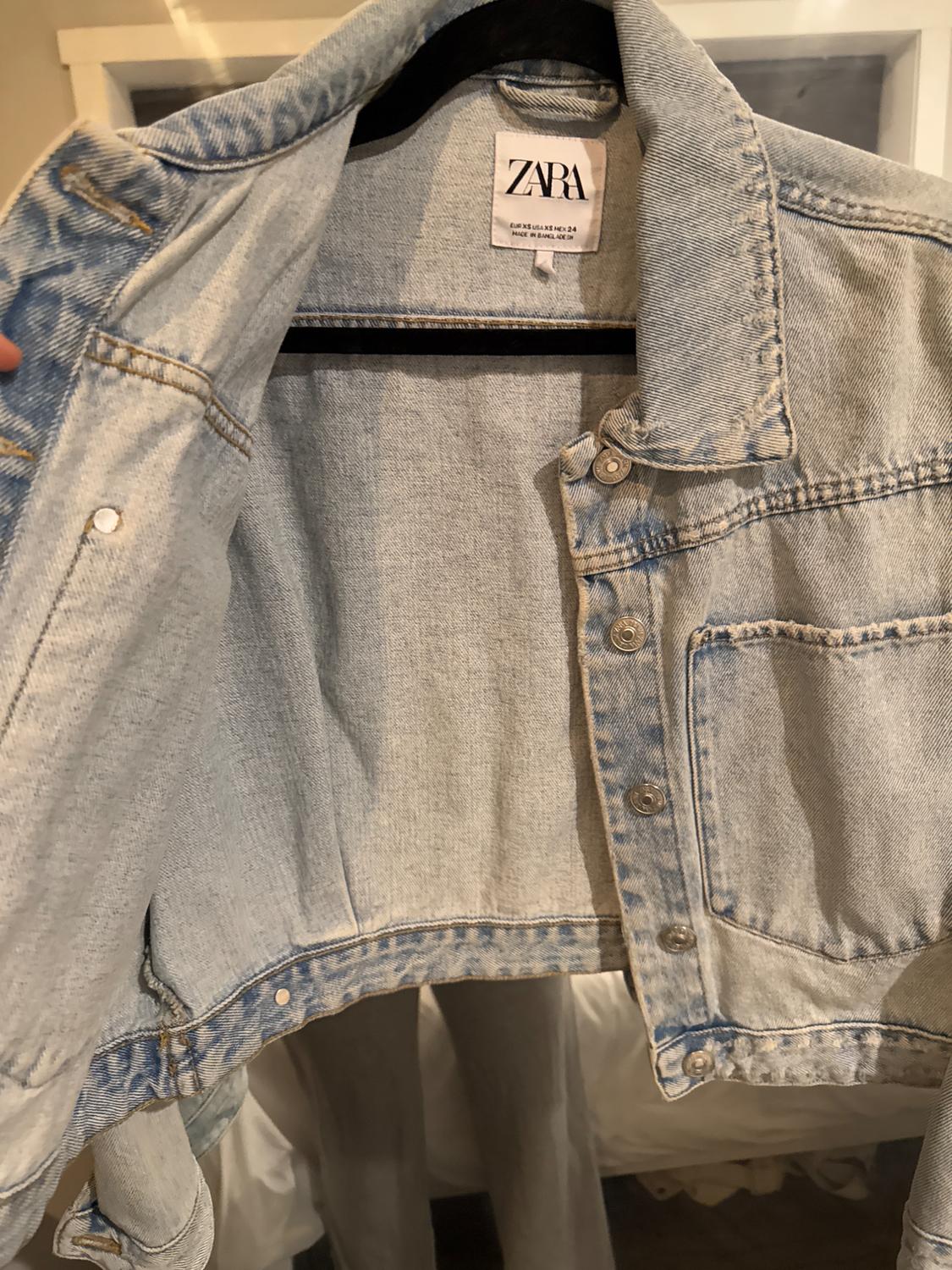 CROPPED DENIM JACKET - Image 3