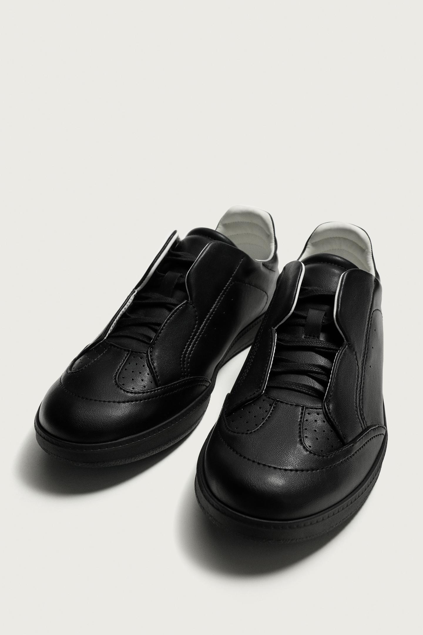Мужские кроссовки Zara Retro Style, цвет: Чёрный — фото 5