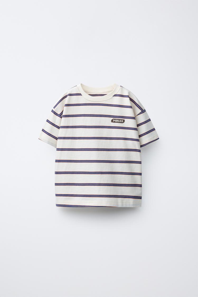 Camiseta rayas logo pukas surf