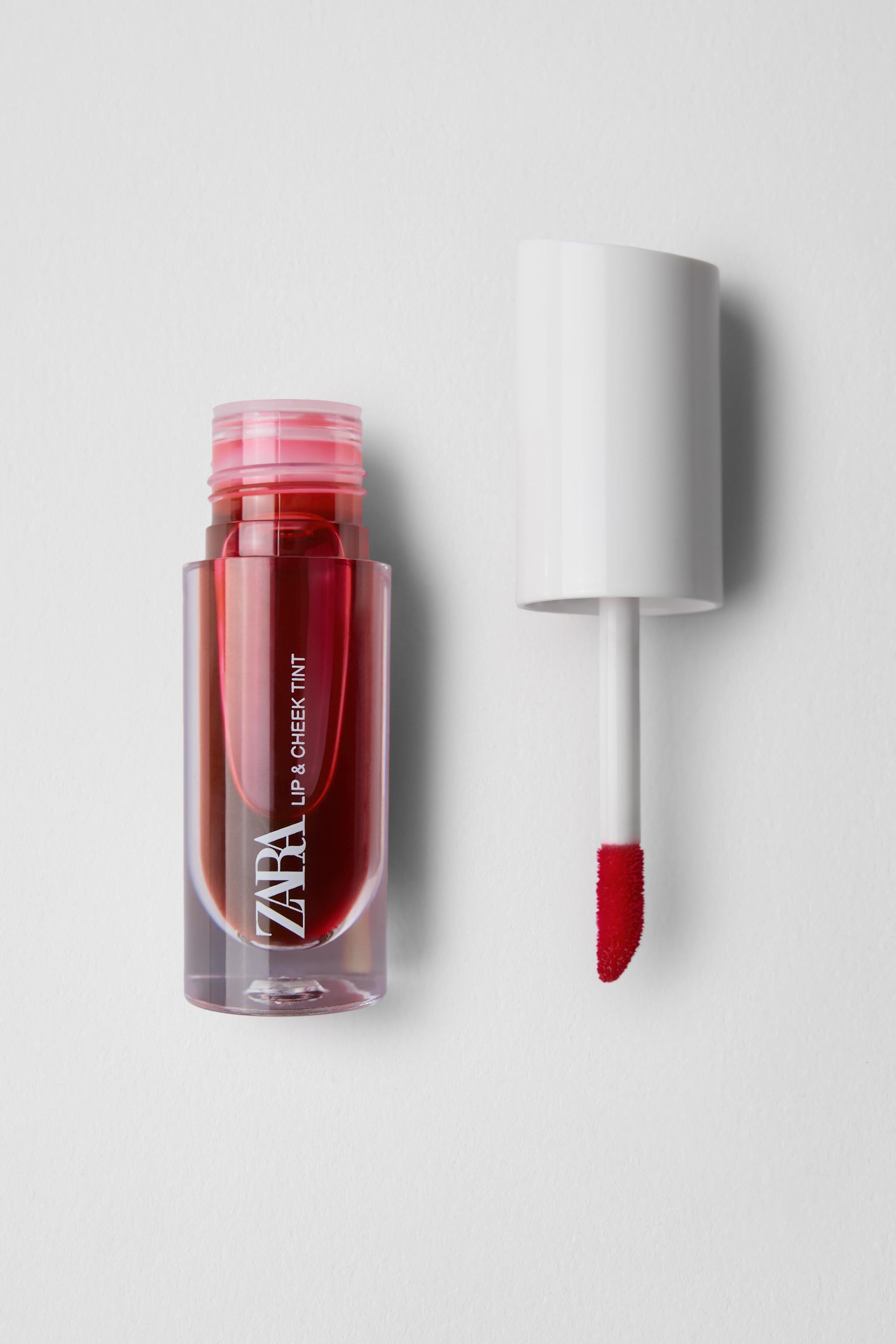 LIP CHEEK TINT Liquid tint for cheeks and lips Cherry ZARA Ireland
