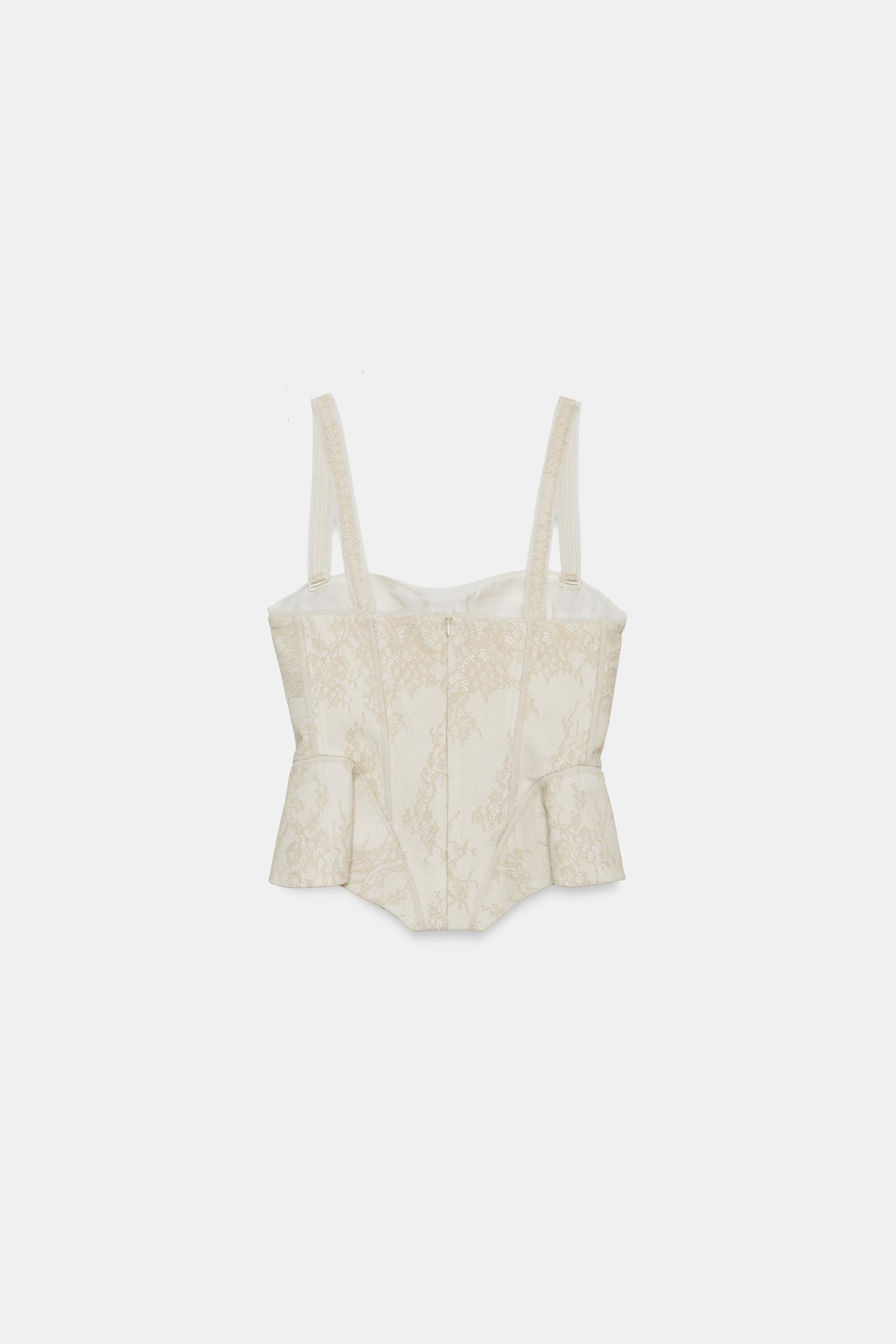 ZW COLLECTION LACE CORSET TOP