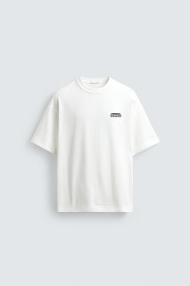 CAMISETA ESTAMPADO FOTOGRÁFICO - Blanco de Zara