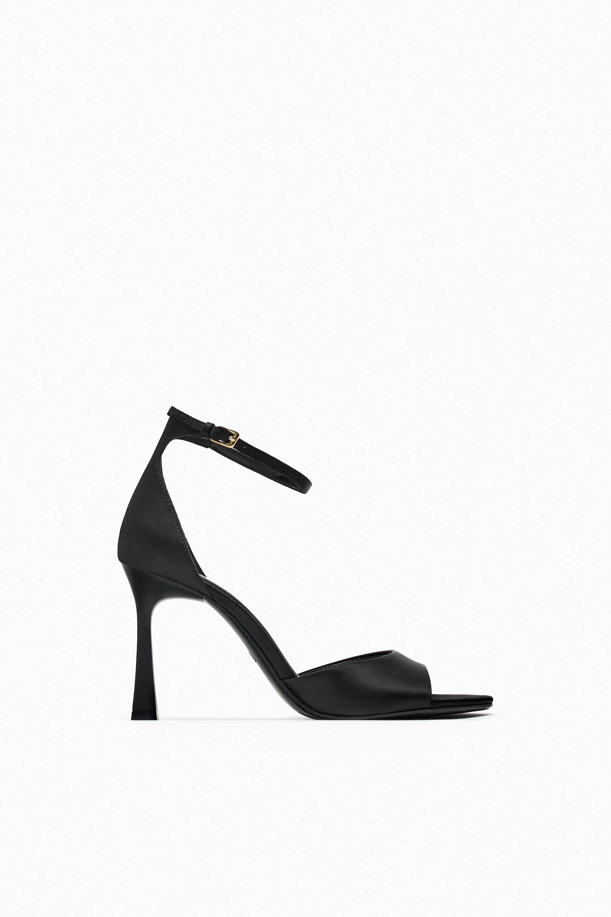 Zara sales satin heels