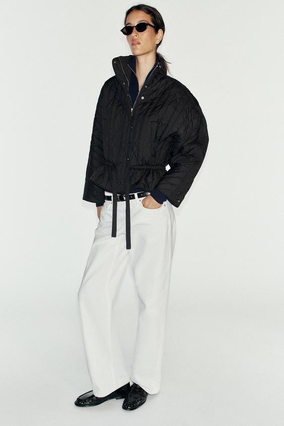 HIGH NECK PADDED JACKET - Black by Zara - Image 0