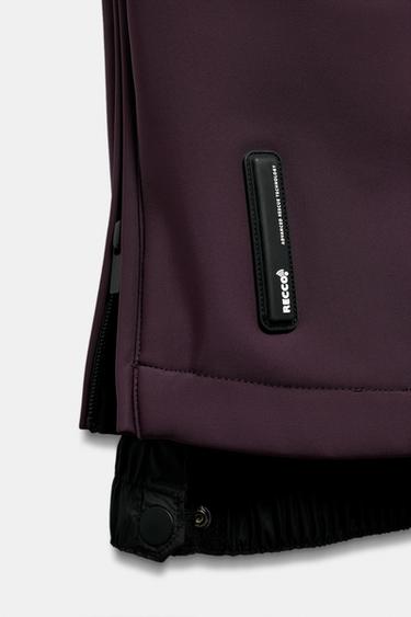 WATER-RESISTANT WINDPROOF RECCO® TECHNOLOGY SKI COLLECTION JUMPSUIT - Burgundy by Zara - Image 11